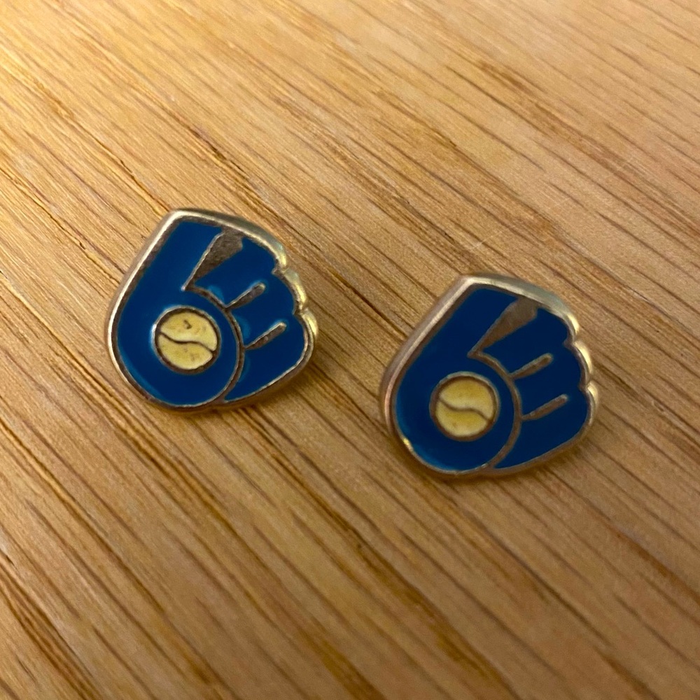 Vintage Milwaukee Brewers Earrings